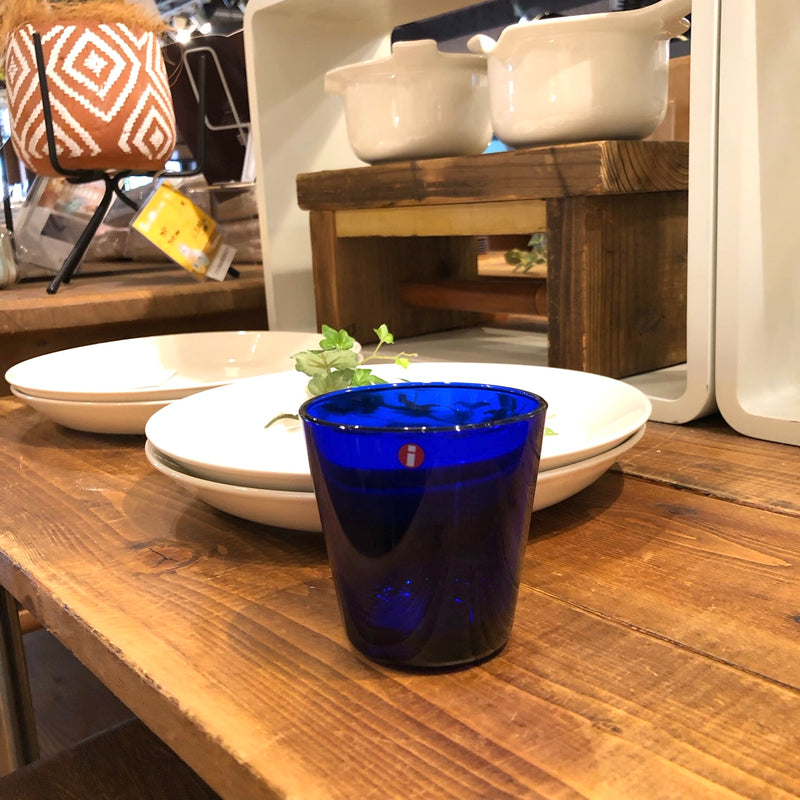 イッタラ / iittala カルティオ / Kartio タンブラー コバルトブルー 中古