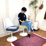 ノル / Knoll チューリップチェア 【19】 ダイニングチェア イエロー エーロ・サーリネン ヴィンテージ