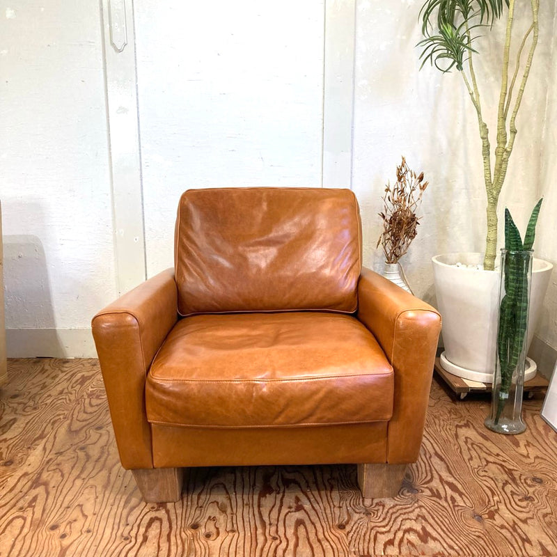 アクメファニチャー / ACME Furniture FRESNO 1人掛けソファ オイルレザー 中古