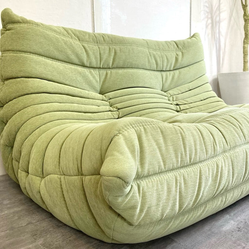 リーン・ロゼ / ligne roset トーゴ 2Pソファ 2人掛け グリーン 中古