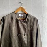 【古着】アトリエナルセ / atelier naruse  ダブルボタンスプリングコート / W button spring coat チャコール / charcoal