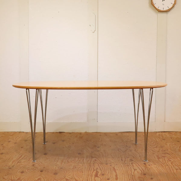 フリッツハンセン / FRITZ HANSEN スーパー楕円テーブル Bテーブル ビーチ 中古