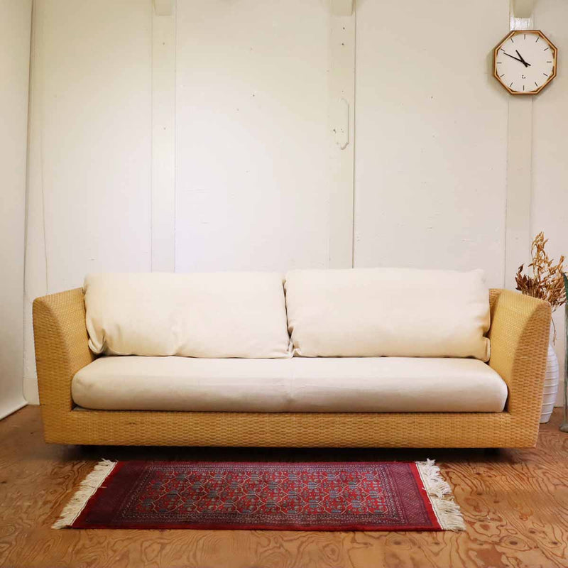 アルフレックス / arflex エーソファ A SOFA ミディアム ホリデイズ 3人掛けソファ 水牛編み 中古