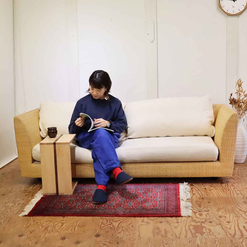 アルフレックス / arflex エーソファ A SOFA ミディアム ホリデイズ 3人掛けソファ 水牛編み 中古