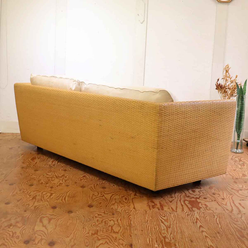 アルフレックス / arflex エーソファ A SOFA ミディアム ホリデイズ 3人掛けソファ 水牛編み 中古