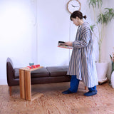 リッツウェル / Ritzwell COZY BOIS コージボア BENCH ベンチ ATELIER D.Q. 2人掛け 本革 中古