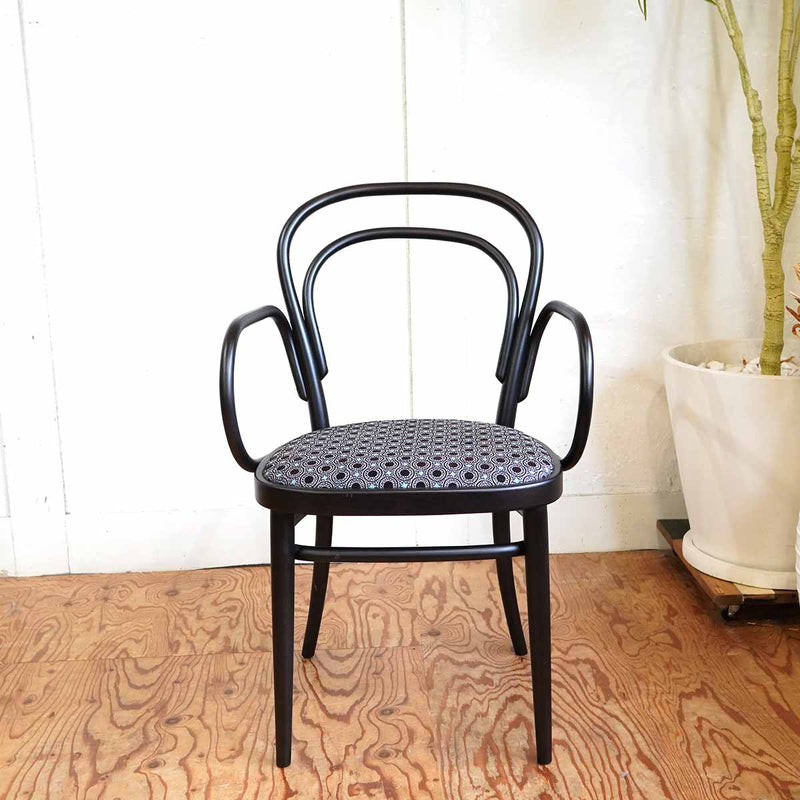 トーネット / THONET 214Fチェア アーム付き 曲木椅子 ベントウッドチェア ミヒャエル・トーネット 中古