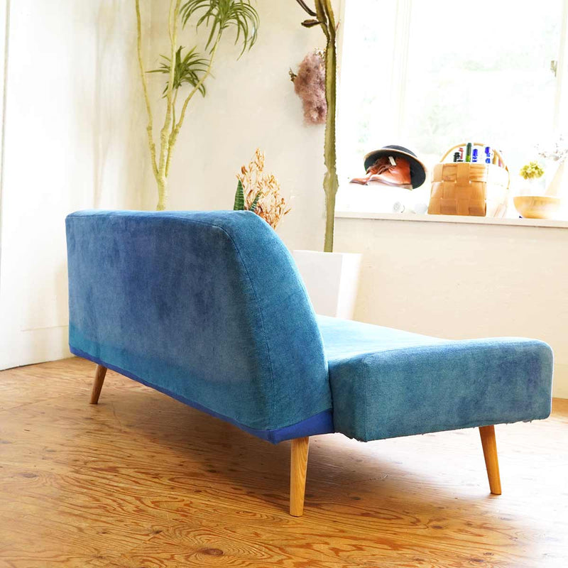 イデー / IDEE アーオソファ / AO SOFA 2人掛け ブルー ラブソファ 中古